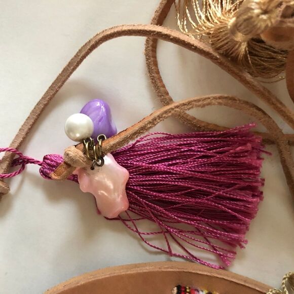 Mabu by Maria BK Alkidameia Fringed Charm Sandal - Picture 6 of 8